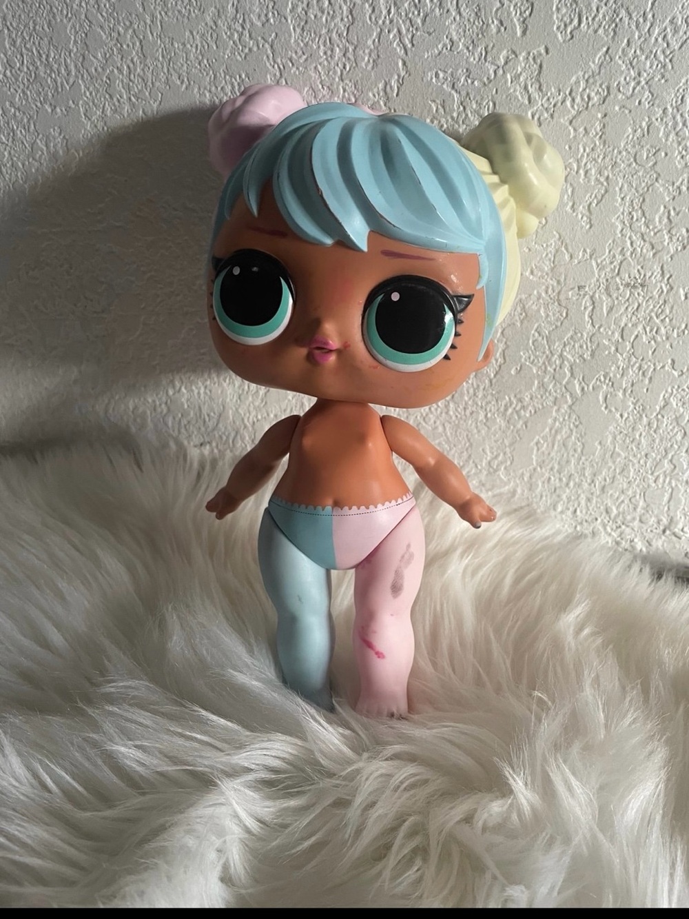 L.O.L. Surprise! Doll with Pastel Blue, Pink, and Cream Hair
